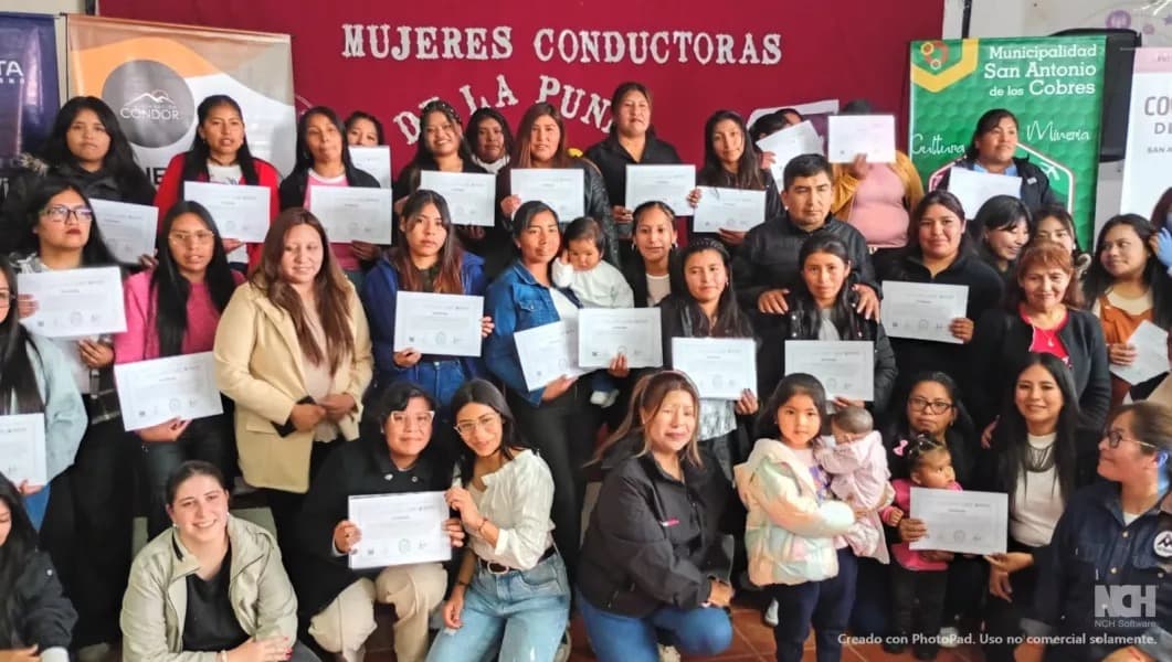SALTA: 48 MUJERES EGRESARON DEL PROGRAMA “CONDUCTORAS DE LA PUNA” CON SALIDA LABORAL DIRECTA